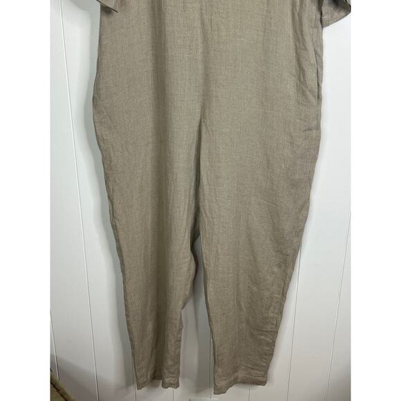 Mantaikotai Madrid 100% Linen Oversized Romper Size Medium - Picture 5 of 9